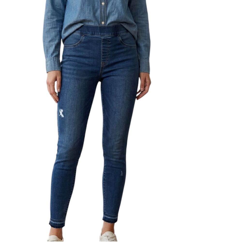 Spanx Pull on Skinny Denim Jeans